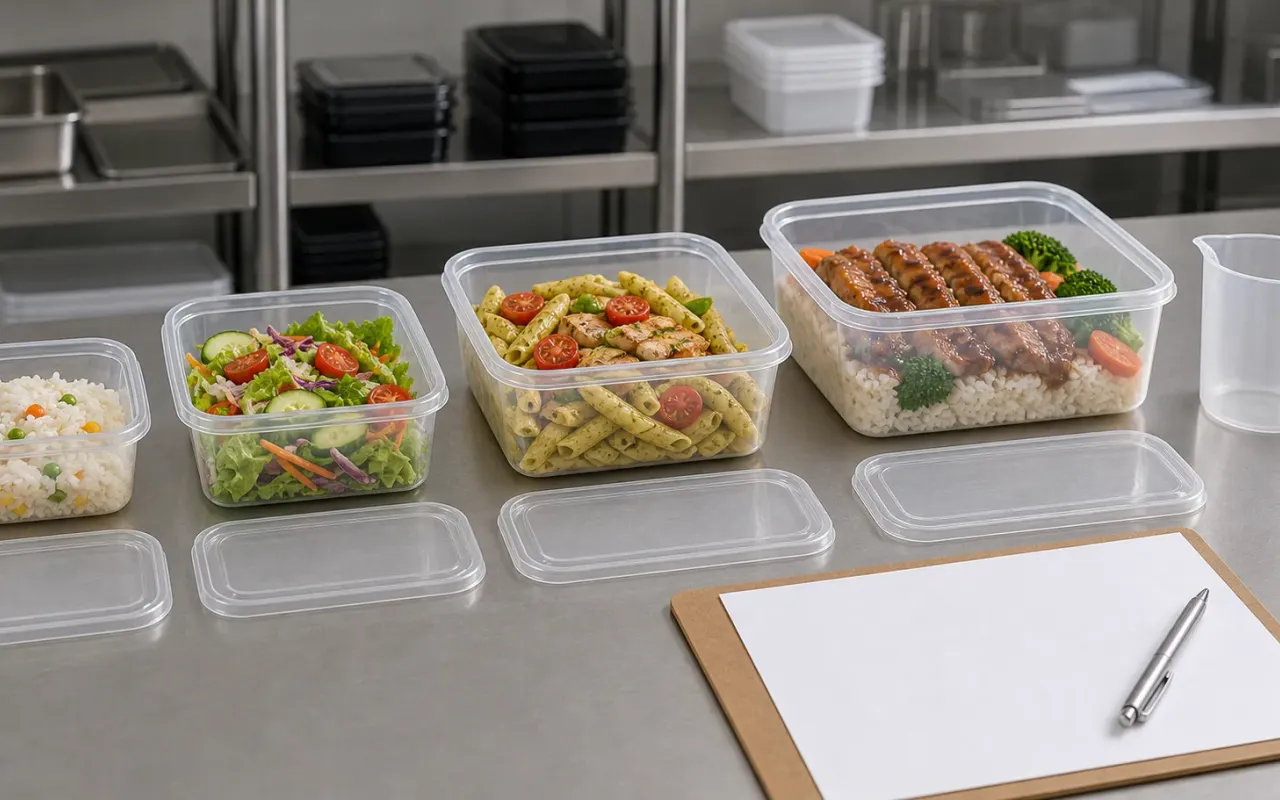 Disposable Food Container Size Guide for Takeaway and Meal Prep