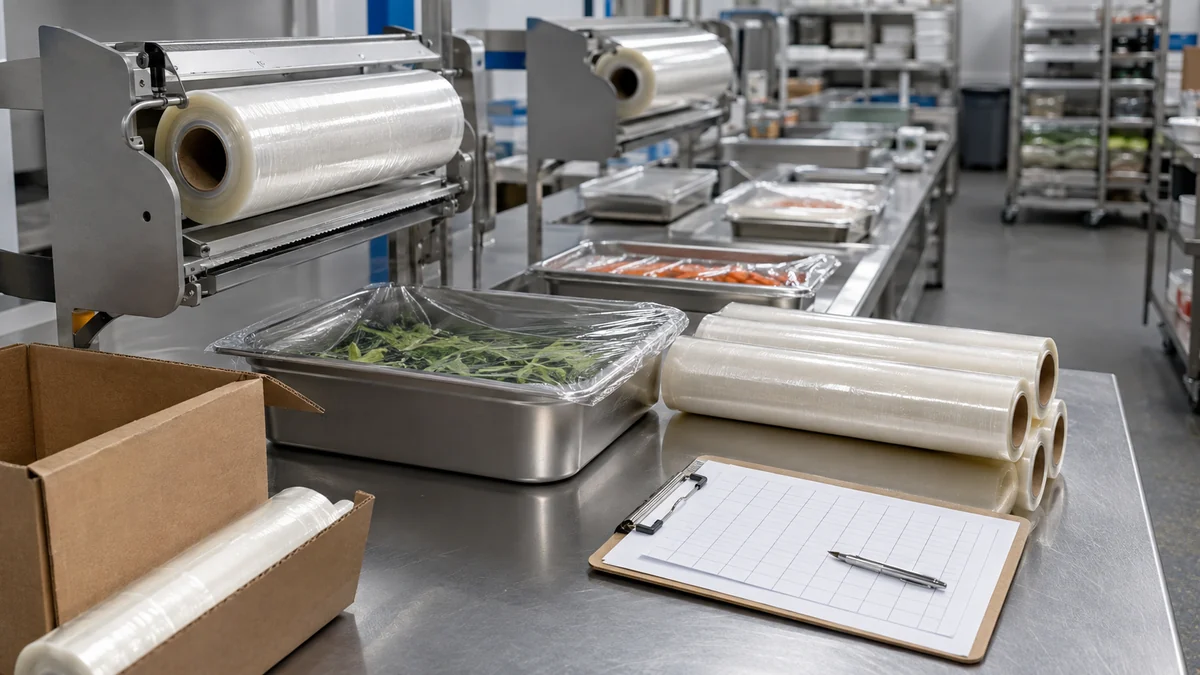 Cling Film for Central Kitchens: Usage, Changeover, and Reorder Planning