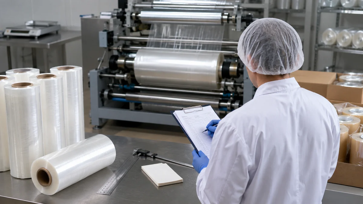 What a Cling Film Factory Audit Should Verify Before Approval