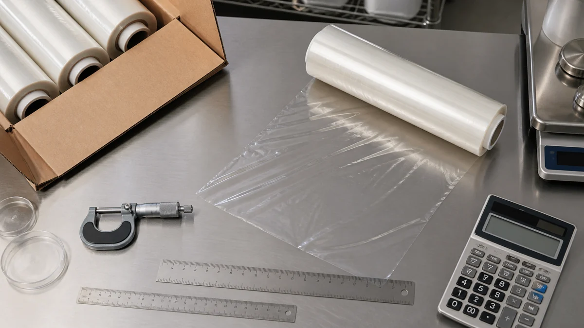 Cling Film Gauge-to-Micron Conversion for Purchase Orders