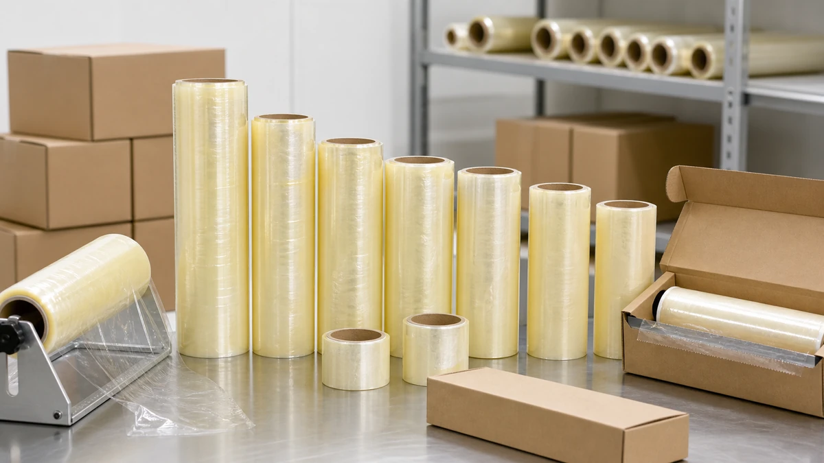 cling film master carton at final weight prepared for compression stacking and handling tests