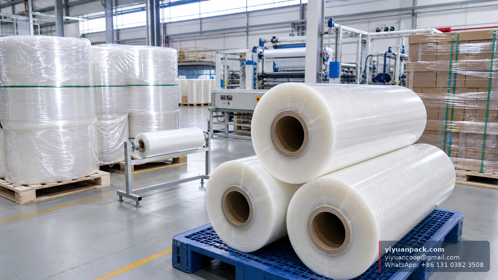 PE Cling Film Jumbo Roll Guide for Rewinders and Importers