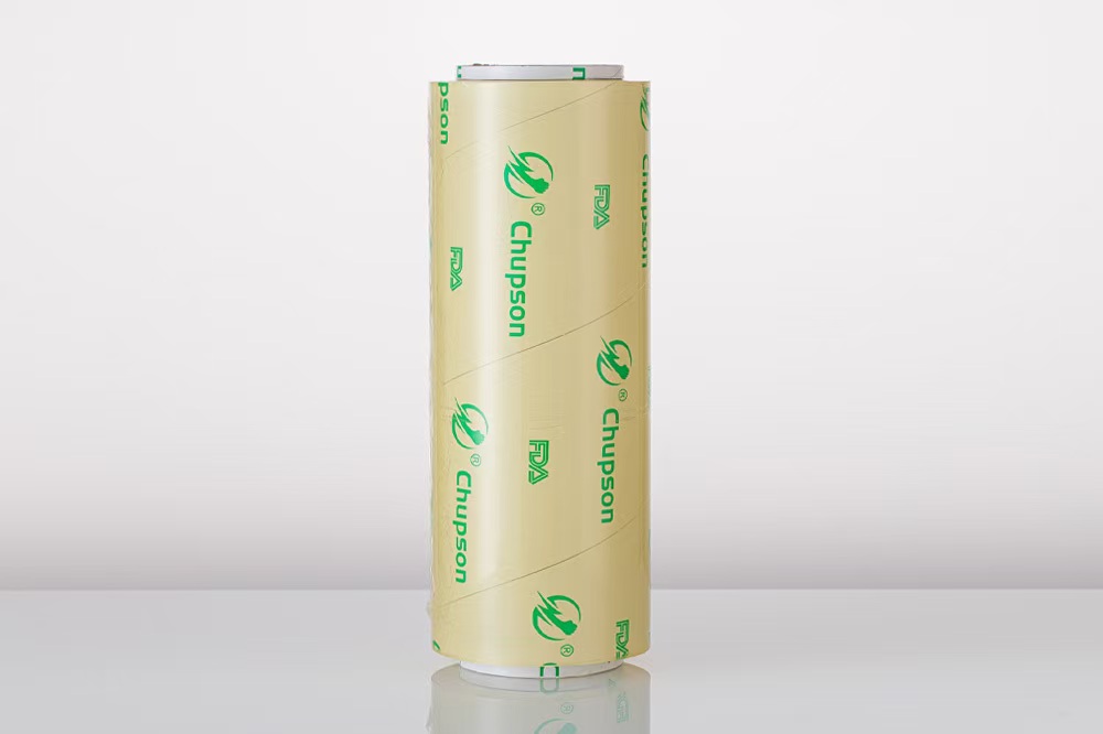 Individually wrapped cling film roll