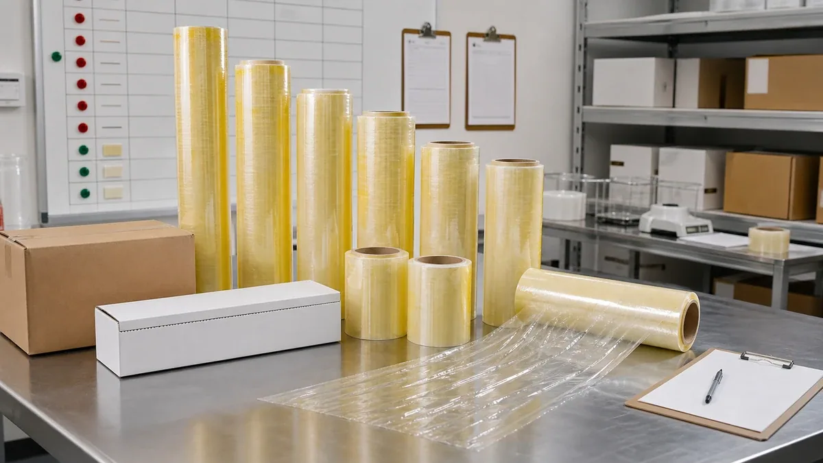 Cling Film Change Control: Formula, Core, Box, and Carton Updates