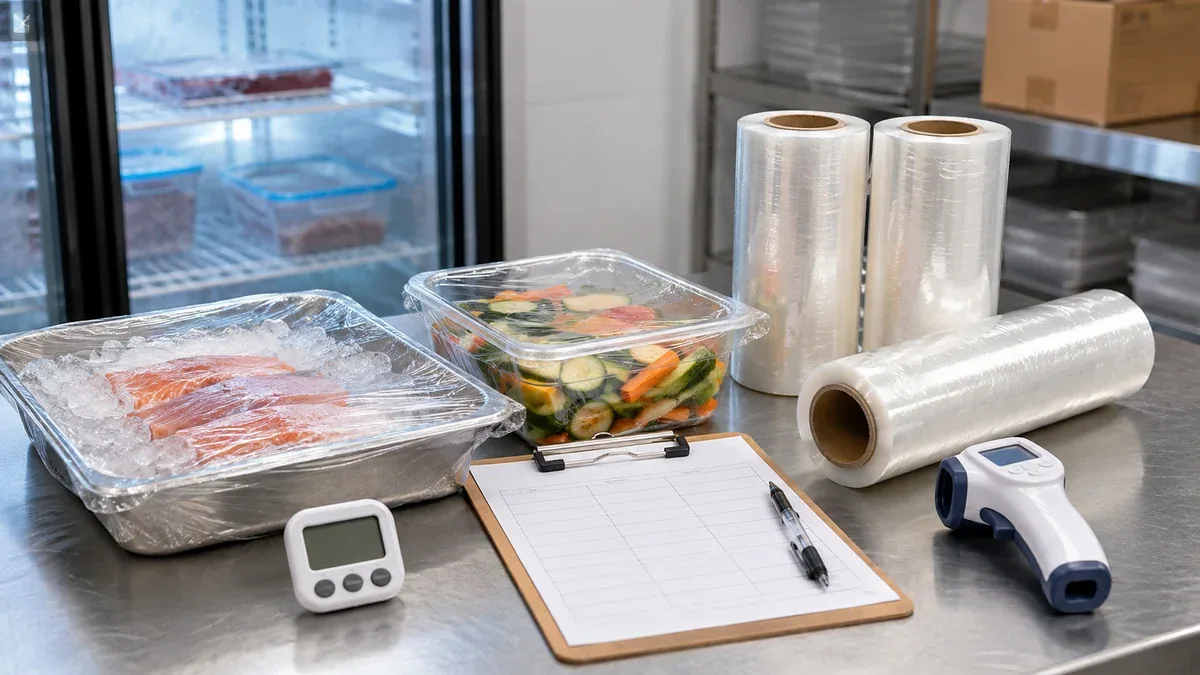 Cling Film Use Claims: Match Food, Time, Temperature, and Evidence