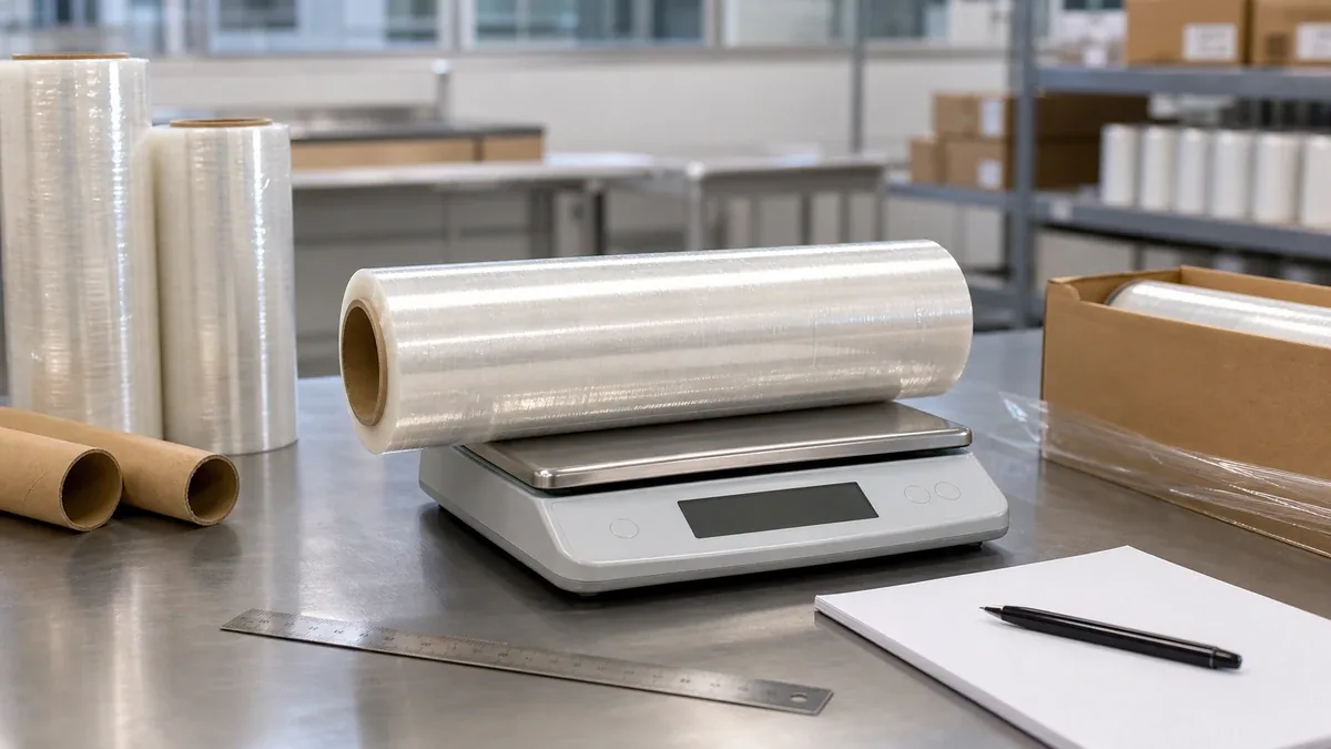 How to Verify Cling Film Roll Length and Net Film Weight