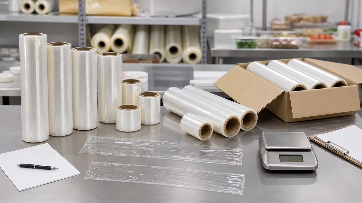 EU cling film declaration traceability and food contact test document questions