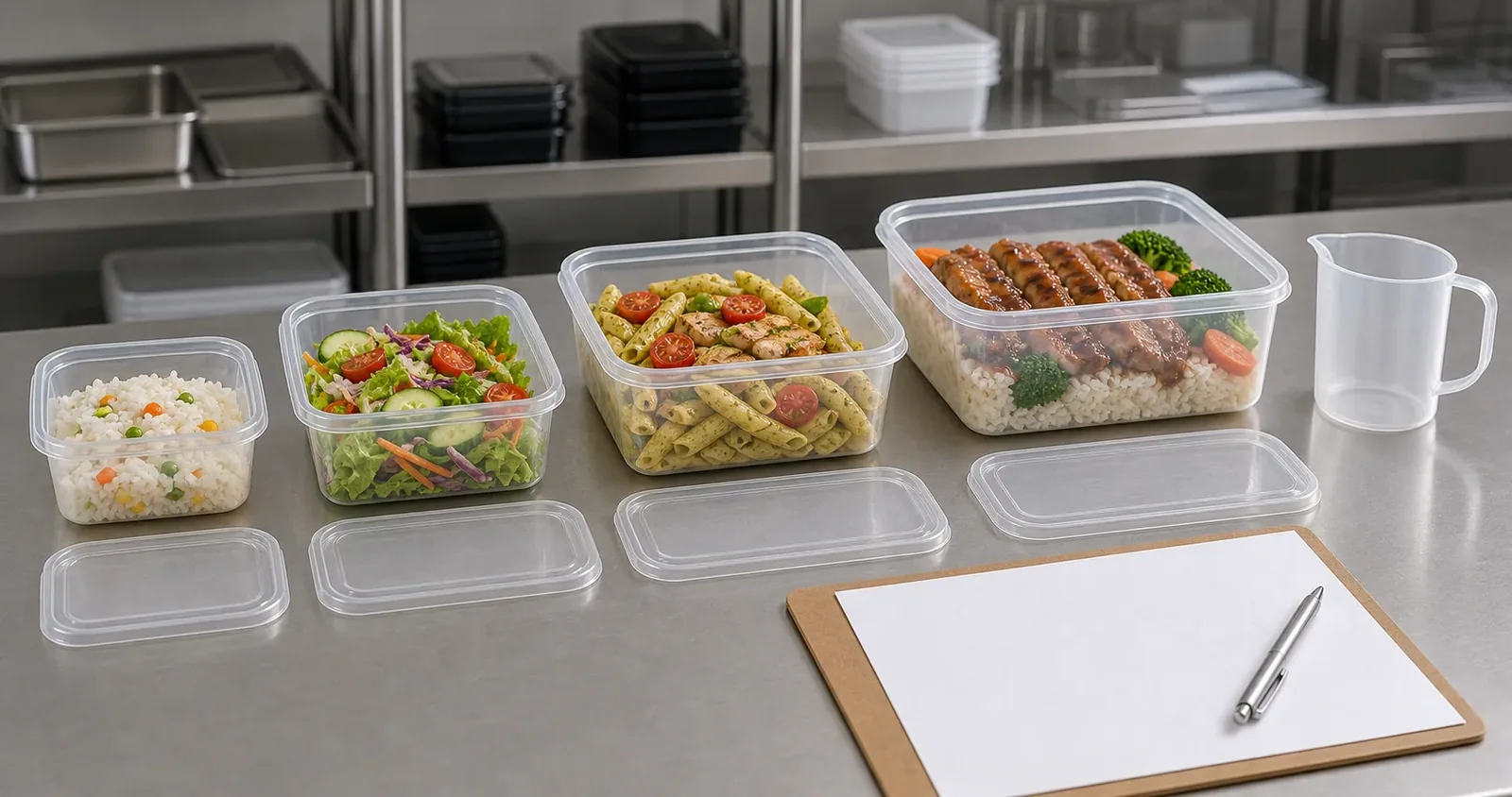 Disposable Food Container Size Guide for Takeaway and Meal Prep