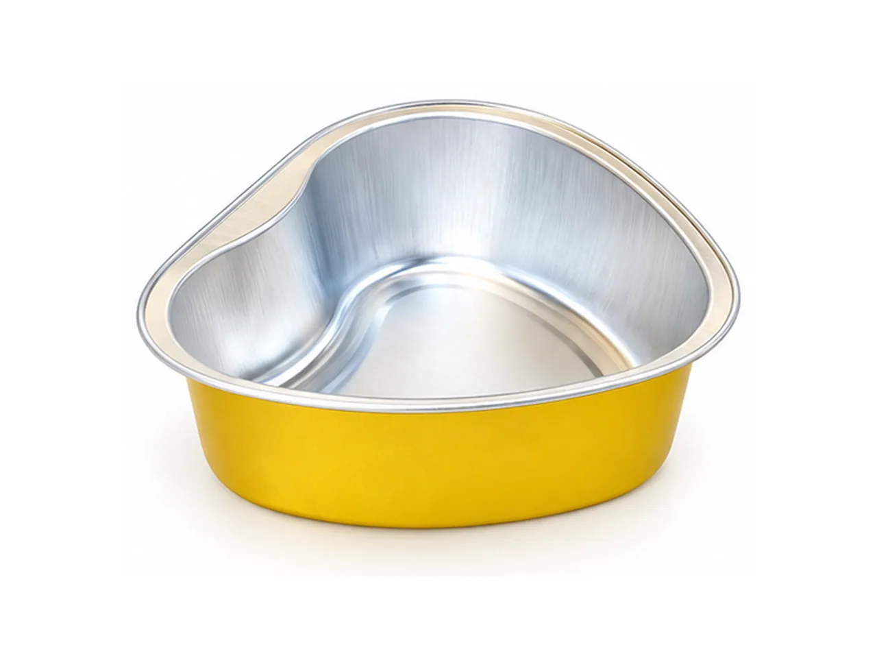 Gold Aluminum Foil Heart Container 89-100 (100 ml)