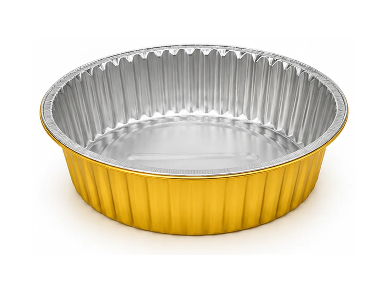 Gold Aluminum Foil Round Container 140-520 (520 ml)