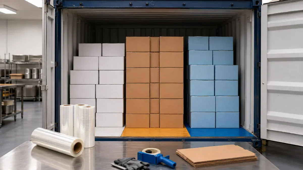 Mixed-SKU Cling Film Container Loading Without Inventory Imbalance