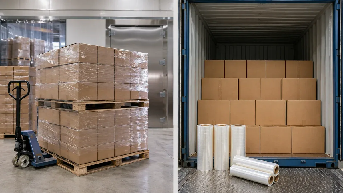 Palletized vs Floor-Loaded Cling Film Cartons: Buyer Trade-Offs