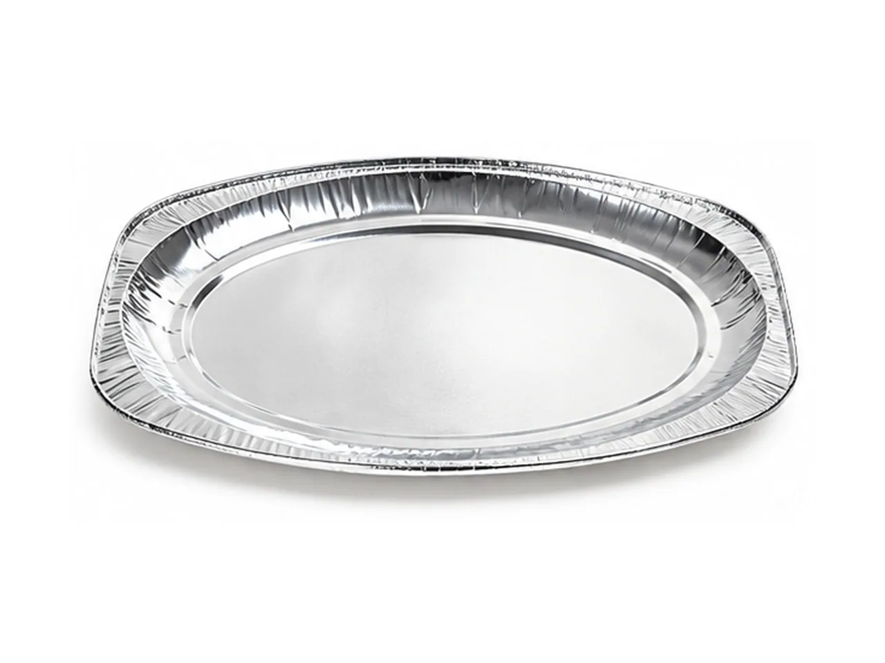 Silver Aluminum Foil Oval Tray L-345 (820 ml)