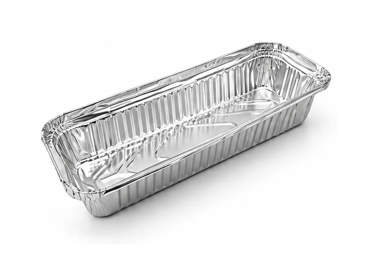 Silver Aluminum Foil Rectangular Container 350 Deep (1800 ml)