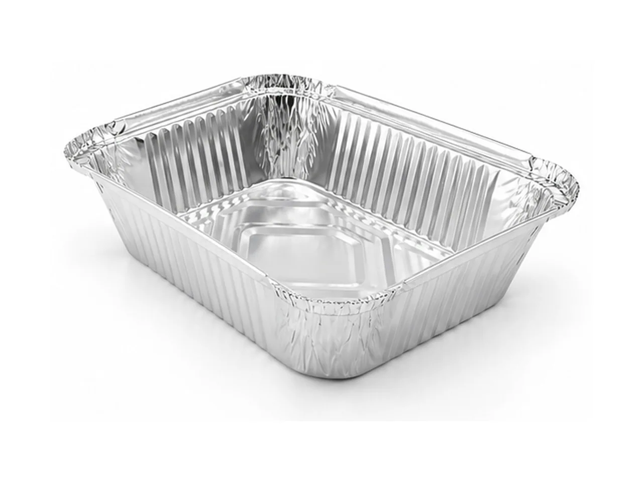 Silver Aluminum Foil Rectangular Container L-211 (850 ml)
