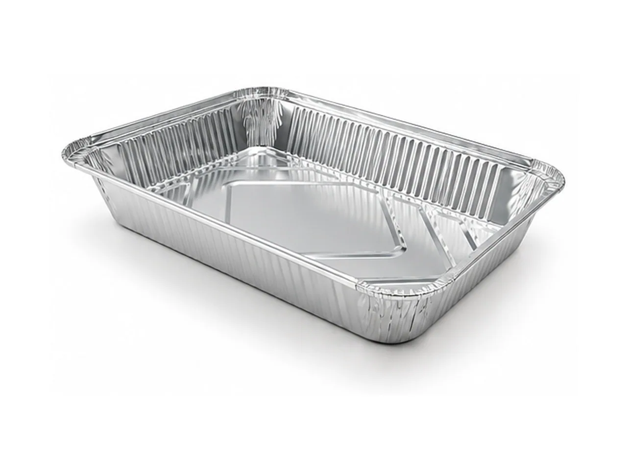 Silver Aluminum Foil Rectangular Container 2317 (1000 ml)